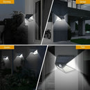 (10 Pack )Solar Power 100 LED Light PIR Motion Sensor Outdoor Security Lamp Wall Garden