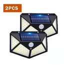 (10 Pack )Solar Power 100 LED Light PIR Motion Sensor Outdoor Security Lamp Wall Garden
