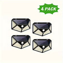 (10 Pack )Solar Power 100 LED Light PIR Motion Sensor Outdoor Security Lamp Wall Garden