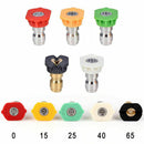 Foam Cannon with 1/4 Inch Quick Connector, 1 Liter, 5 Pressure Washer Nozzle Tips