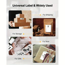 500 4x6 Fanfold Direct Thermal Shipping Labels for Zebra & Rollo Printers