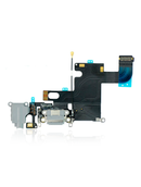 Charging Port Flex Cable Compatible For iPhone 6 (Aftermarket) (Silver)