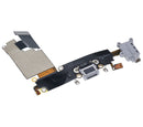 Charging Port Flex Cable Compatible For iPhone 6 Plus (Premium) (Silver)