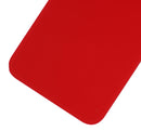 Back Glass Compatible For iPhone XR (No Logo / Large Camera Hole) (Red)