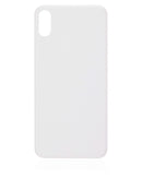 Back Glass Compatible For iPhone XS (No Logo / Large Camera Hole) (Silver)