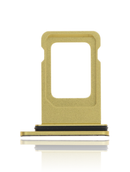 Single Sim Card Tray Compatible For iPhone 11 (Yellow)