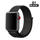 Woven Nylon Band For Apple Watch Sport Loop iWatch Series 4/3/2/1 38/42/40/44mm