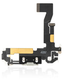 Charging Port Flex Cable Compatible For iPhone 12 / 12 Pro (Silver) (Premium)