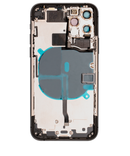 Back Housing W/ Small Components Pre-Installed Compatible For iPhone 11 Pro (Space Grey)