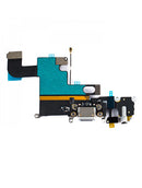 Charging Port Flex Cable Compatible For iPhone 6 (Aftermarket) (Silver)