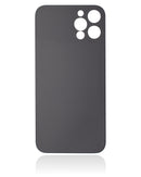 Back Glass Compatible For iPhone 12 Pro (No Logo / Large Camera Hole) (Pacific Blue)