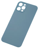 Back Glass Compatible For iPhone 12 Pro (No Logo / Large Camera Hole) (Pacific Blue)