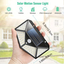 (10 Pack )Solar Power 100 LED Light PIR Motion Sensor Outdoor Security Lamp Wall Garden