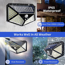 (10 Pack )Solar Power 100 LED Light PIR Motion Sensor Outdoor Security Lamp Wall Garden