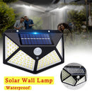 (10 Pack )Solar Power 100 LED Light PIR Motion Sensor Outdoor Security Lamp Wall Garden