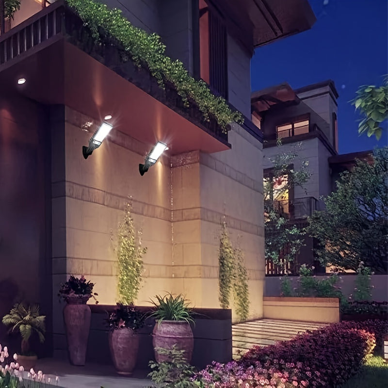 3Pack Outdoor Solar Wall Light LED Motion Sensor Bright Flood Street Lamp 3 Modes