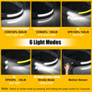 COB LED Headlamp USB Rechargeable Headlight Torch Work Light Bar Head Band Lamp