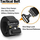 MEN Casual Military Tactical Army Adjustable Quick Release Belts Pants Waistband