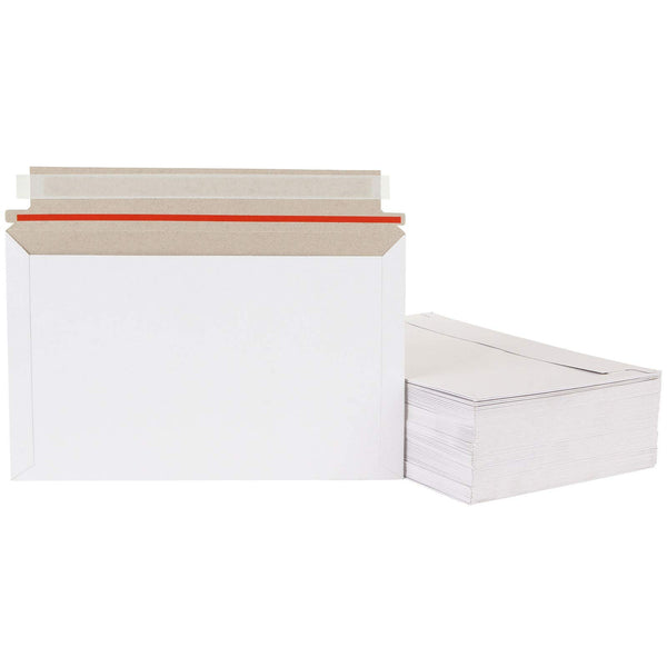 7" x 10" RIGID PHOTO MAILERS ENVELOPES FLAT DOCUMENT SELF SEAL 100 to 1000
