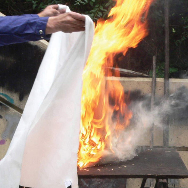 Emergency Fire Blanket for Home and Kitchen Fire Extinguishers for The House x2 Prepared Fire Blankets 1m² Emergency Fire Blanket Quick Release in Case for Home Office Car