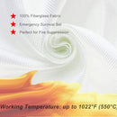 Emergency Fire Blanket for Home and Kitchen Fire Extinguishers for The House x2 Prepared Fire Blankets 1m² Emergency Fire Blanket Quick Release in Case for Home Office Car