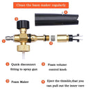 Foam Cannon with 1/4 Inch Quick Connector, 1 Liter, 5 Pressure Washer Nozzle Tips