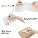 500 4x6 Fanfold Direct Thermal Shipping Labels for Zebra & Rollo Printers