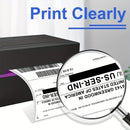 500 4x6 Fanfold Direct Thermal Shipping Labels for Zebra & Rollo Printers