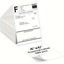 500 4x6 Fanfold Direct Thermal Shipping Labels for Zebra & Rollo Printers