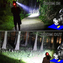 LED Headlamp USB Rechargeable Headlight Head Torch Outdoor Waterproof 25000LM