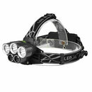 Super Bright 5 LED Zoom Headlamp USB Rechargeable Headlight Head Torch