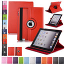 360 Rotating Leather Folio Case Cover Stand for For iPad Air 1/2 | iPad 5/6 | iPad Pro 9.7 inch (2016)