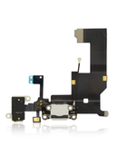 Charging Port Flex Cable Compatible For iPhone 5 (Silver)