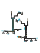 Volume Button + Power Button Flex Compatible For iPhone 5