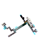 Volume Button + Power Button Flex Compatible For iPhone 5