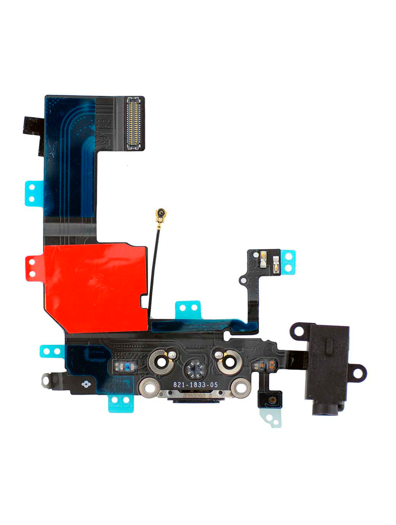 Charging Port Flex Cable Compatible For iPhone 5C (Black)