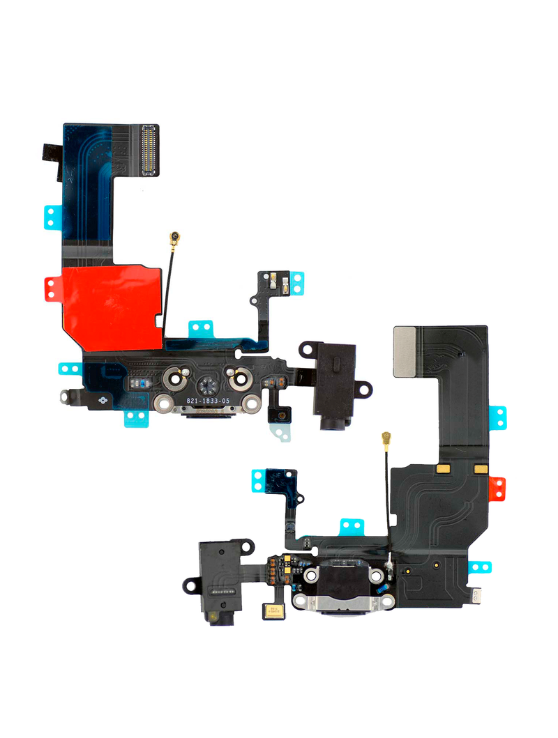 Charging Port Flex Cable Compatible For iPhone 5C (Black)