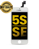 LCD Assembly Compatible For iPhone 5S / SE (2016) (Refurbished) (White)