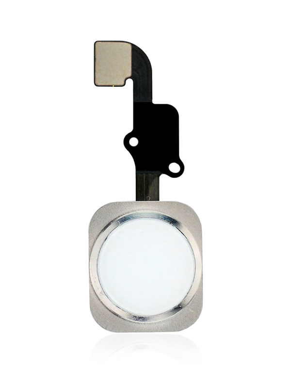 Home Button With Flex Compatible For iPhone 6 / 6 Plus (Silver)