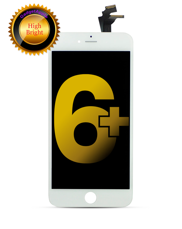 LCD Assembly Compatible For iPhone 6 Plus (High Bright) (White)