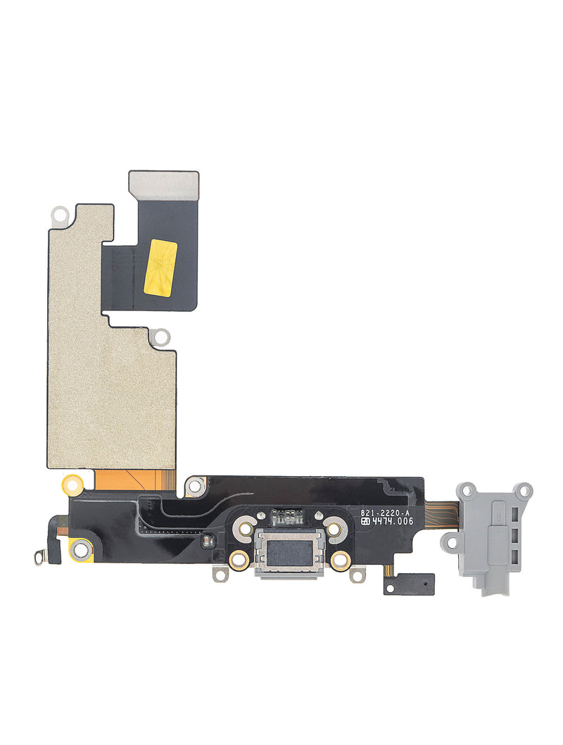 Charging Port Flex Cable Compatible For iPhone 6 Plus (Premium) (Space Grey)