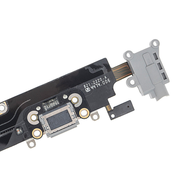 Charging Port Flex Cable Compatible For iPhone 6 Plus (Premium) (Space Grey)
