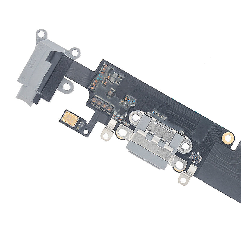 Charging Port Flex Cable Compatible For iPhone 6 Plus (Premium) (Space Grey)