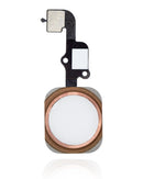 Home Button With Flex Compatible For iPhone 6S / iPhone 6S Plus (Rose Gold)