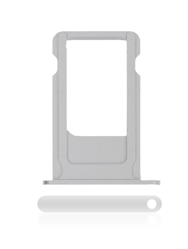 Sim Tray Compatible For iPhone 6S  (Silver)