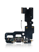 Charging Port Flex Cable Compatible For iPhone 7 (Jet Black / Matte Black)