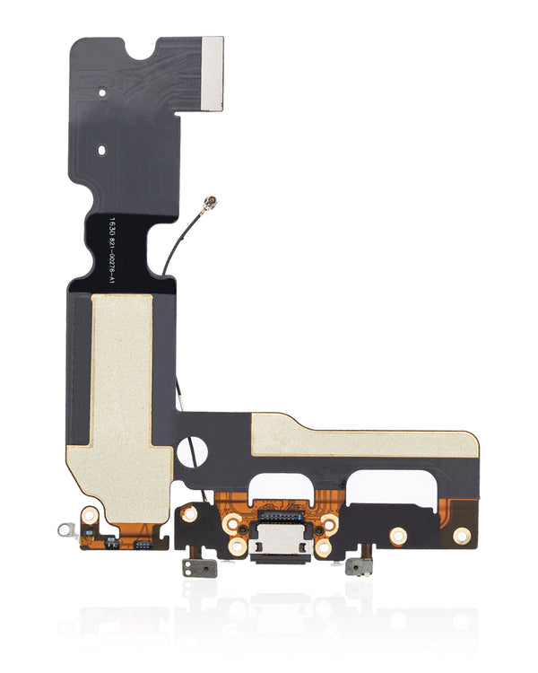 Charging Port Flex Cable Compatible For iPhone 7 Plus (Jet Black / matte Black)