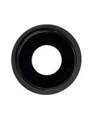 Back Camera Lens With Bracket Compatible For iPhone 12 / 12 Mini (Black) (Real Sapphire / Premium)