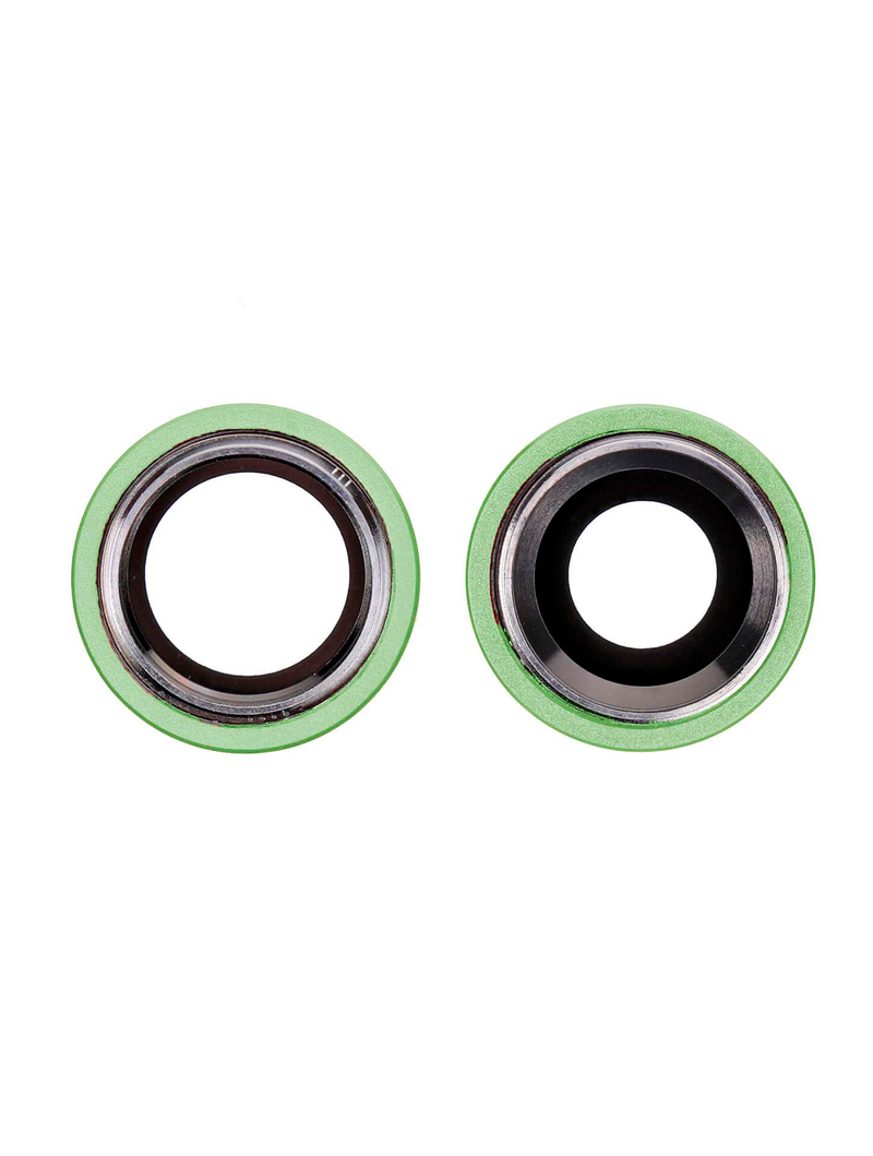 Back Camera Lens With Bracket Compatible For iPhone 12 / 12 Mini (Green) (Real Sapphire / Premium)