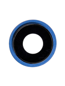Back Camera Lens With Bracket Compatible For iPhone 12 / 12 Mini (Blue) (Real Sapphire / Premium)